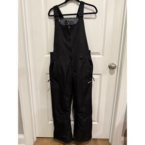 Arctix Women's Insulated Snow Bibs Black Sz Large Snow Pants Ski Snowboard
